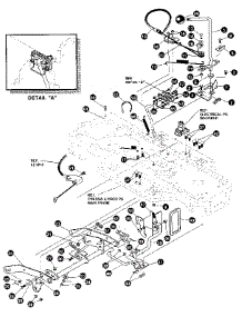Mower Suspension Assembly parts for Craftsman Front-Engine Lawn Tractor 536255870 from AppliancePartsPros.com
