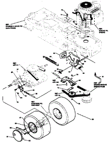 Motion Drive Assembly parts for Craftsman Front-Engine Lawn Tractor 536255870 from AppliancePartsPros.com