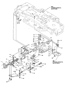 Rear Steering Assembly parts for Craftsman Front-Engine Lawn Tractor 536255880 from AppliancePartsPros.com