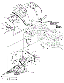 Motion Drive Assembly parts for Craftsman Front-Engine Lawn Tractor 536255880 from AppliancePartsPros.com