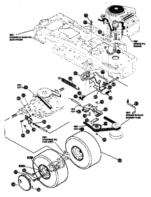 Motion Drive Assembly parts for Craftsman Front-Engine Lawn Tractor 536257670 from AppliancePartsPros.com