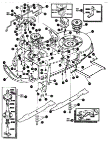 Pre-Painted Deck Assembly parts for Craftsman Front-Engine Lawn Tractor 536257670 from AppliancePartsPros.com