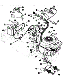 Electrical Assembly parts for Craftsman Front-Engine Lawn Tractor 536257670 from AppliancePartsPros.com