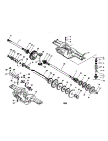 Transaxle 4450-1 parts for Craftsman Rear-Engine Riding Mower 536270111 from AppliancePartsPros.com