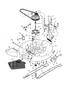 Mower Housing parts for Craftsman Rear-Engine Riding Mower 536270211 from AppliancePartsPros.com