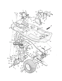 Motion Drive parts for Craftsman Rear-Engine Riding Mower 536270212 from AppliancePartsPros.com