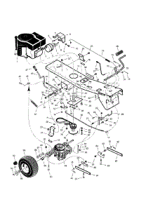 Motion Drive parts for Craftsman Rear-Engine Riding Mower 536270281 from AppliancePartsPros.com