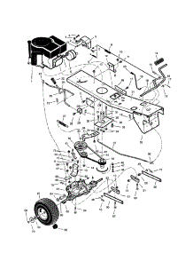 Motion Drive parts for Craftsman Rear-Engine Riding Mower 536270290 from AppliancePartsPros.com
