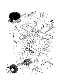 Motion Drive parts for Craftsman Rear-Engine Riding Mower 536270301 from AppliancePartsPros.com
