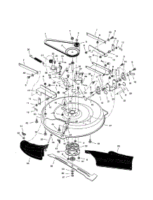 Mower Housing parts for Craftsman Rear-Engine Riding Mower 536270302 from AppliancePartsPros.com