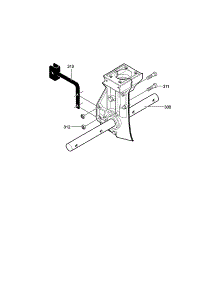 Transmission parts for Craftsman Front-Tine Tiller 536292522 from AppliancePartsPros.com