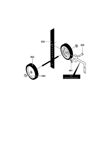 Wheel Assembly parts for Craftsman Front-Tine Tiller 536292522 from AppliancePartsPros.com