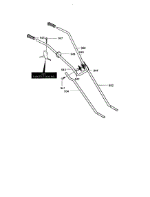 Handle parts for Craftsman Front-Tine Tiller 536292522 from AppliancePartsPros.com