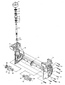 Tine Shaft And Gear Assembly parts for Craftsman Rear-Tine Tiller 536297025 from AppliancePartsPros.com