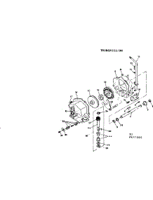 Transmission parts for Craftsman Riding Mower & Tractor 536657000 from AppliancePartsPros.com