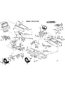 Top Half parts for Craftsman Rear-Engine Riding Mower 536657020 from AppliancePartsPros.com