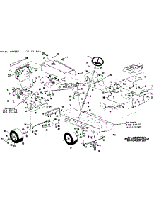 Top Half parts for Craftsman Riding Mower & Tractor 536657040 from AppliancePartsPros.com