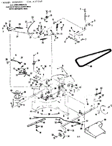Mower Deck parts for Craftsman Riding Mower & Tractor 536657040 from AppliancePartsPros.com
