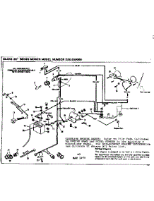 Wiring Diagram parts for Craftsman Rear-Engine Riding Mower 536658080 from AppliancePartsPros.com