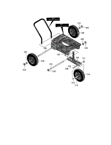 Handle parts for Craftsman Edger 536772101 from AppliancePartsPros.com