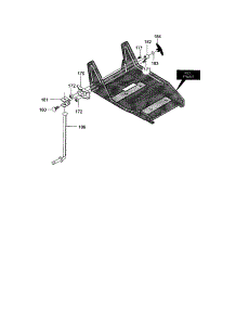 Wheel Support Rod parts for Craftsman Edger 536772301 from AppliancePartsPros.com