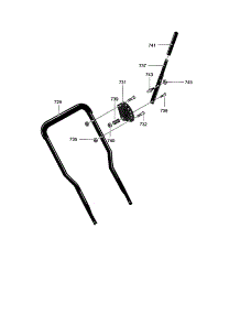 Upper Handle parts for Craftsman Edger 536772301 from AppliancePartsPros.com
