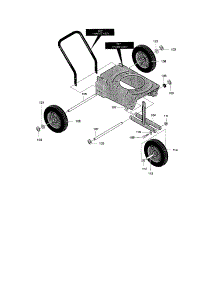 Wheel parts for Craftsman Edger 536772330 from AppliancePartsPros.com