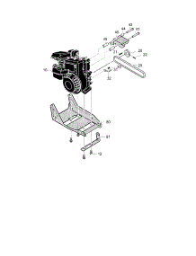 Frame Assembly parts for Craftsman Edger 536772340 from AppliancePartsPros.com