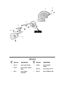 Blade Guard Assembly parts for Craftsman Edger 536772340 from AppliancePartsPros.com