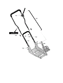 Handle parts for Craftsman Edger 536772341 from AppliancePartsPros.com