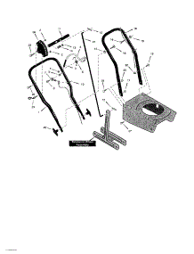Handle Assembly parts for Craftsman Edger 536772360 from AppliancePartsPros.com