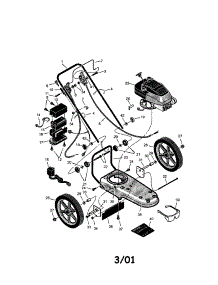 Weed Trimmer parts for Craftsman Gas Line Trimmer 536773521 from AppliancePartsPros.com