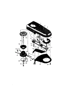 Frame parts for Craftsman Gas Line Trimmer 536773600 from AppliancePartsPros.com