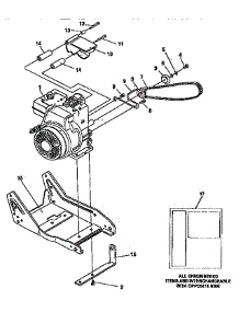 Engine Assembly parts for Craftsman Edger 536787581 from AppliancePartsPros.com