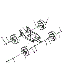 Wheel Assembly parts for Craftsman Edger 536787581 from AppliancePartsPros.com