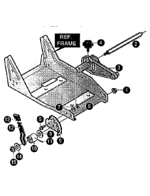 Height Adjustment Lever Assembly parts for Craftsman Edger 536787581 from AppliancePartsPros.com