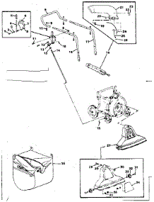 Handle Assembly parts for Craftsman Lawn Vacuum 536796860 from AppliancePartsPros.com
