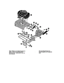 Engine / Frame parts for Craftsman Edger 536797410 from AppliancePartsPros.com