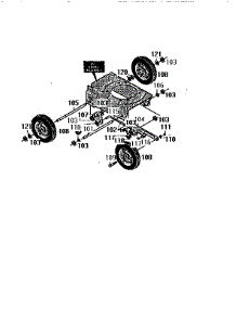 Wheels / Linkage Assembly parts for Craftsman Edger 536797460 from AppliancePartsPros.com