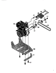 Engine Assembly parts for Craftsman Edger 536797470 from AppliancePartsPros.com