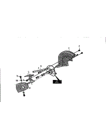 Blade Guard Assembly parts for Craftsman Edger 536797470 from AppliancePartsPros.com