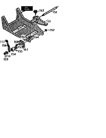 Front Wheel Bracket Assembly parts for Craftsman Edger 536797480 from AppliancePartsPros.com