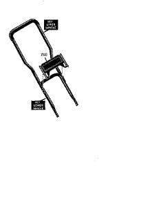 Handle Panel Assembly parts for Craftsman Edger 536797480 from AppliancePartsPros.com