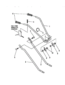 Handle Assembly parts for Craftsman Farming 536797500 from AppliancePartsPros.com