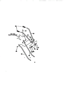 Handle Assembly parts for Craftsman Farming 536797502 from AppliancePartsPros.com