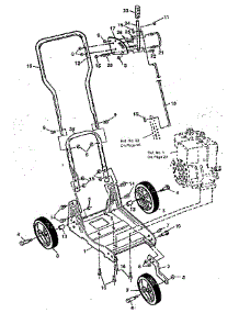 Main Frame parts for Craftsman Edger 536797510 from AppliancePartsPros.com