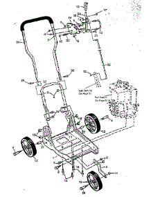 Main Frame parts for Craftsman Edger 536797520 from AppliancePartsPros.com