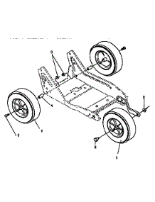 Wheel Assembly parts for Craftsman Edger 536797540 from AppliancePartsPros.com