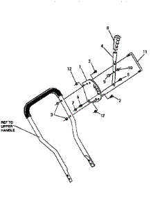 Depth Adjust Handle Assembly parts for Craftsman Edger 536797541 from AppliancePartsPros.com