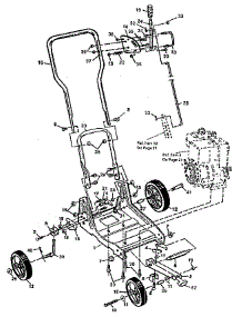 Main Frame parts for Craftsman Edger 536797560 from AppliancePartsPros.com